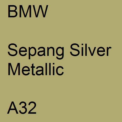 BMW, Sepang Silver Metallic, A32.